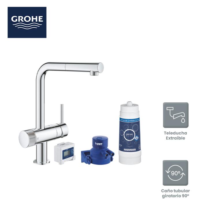 Grifo de cocina Grohe Minta con Caño en L Precio!