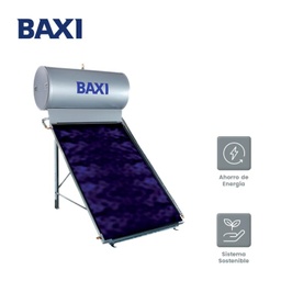 BAXI STS 200-2.5 Placa Solar Térmica + Instalación, incluye transporte a cualquier punto de la isla y montaje con chasis inclinado,se incluye instalación de hasta 6m de tubería